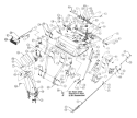 Page D Diagram and Parts List for 317E733E401 1997 Yard Man Snow Blower